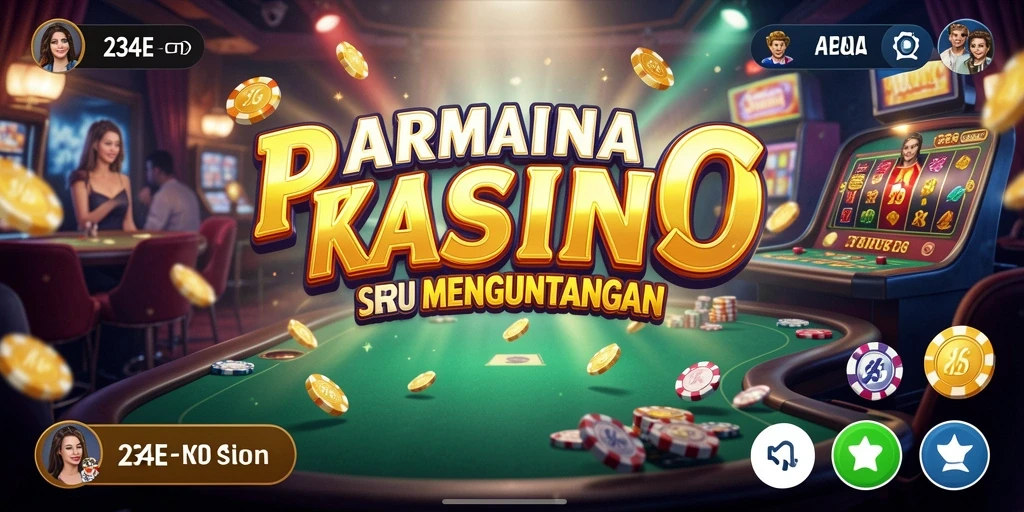 Tampilan gameplay mendebarkan dari 234E dengan grafis kasino yang menawan.