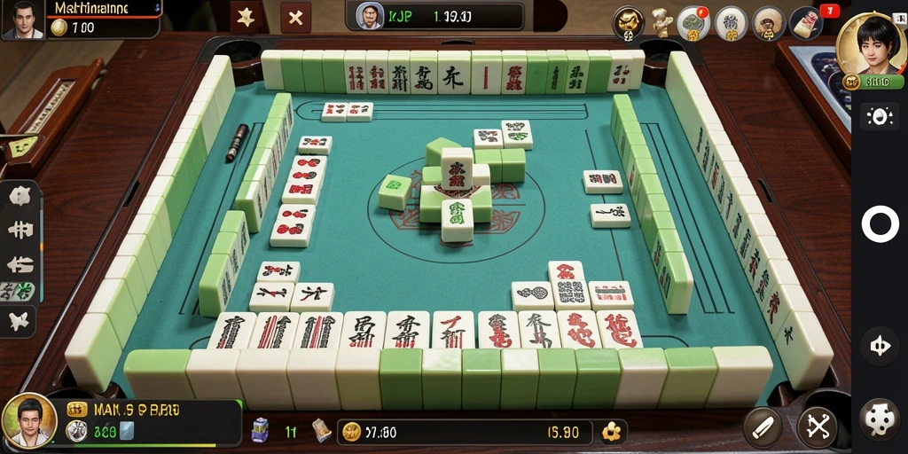 Tampilan gameplay Mahjong yang menarik di HARAPJP.
