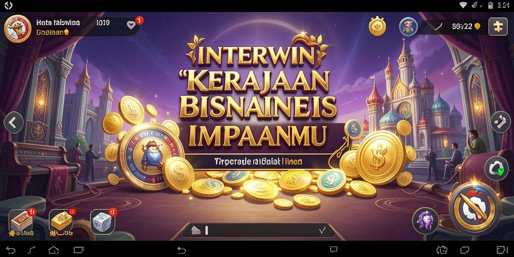 Tampilan gameplay INTERWIN yang menarik dan interaktif.