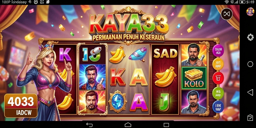 Tampilan gameplay slot KAYA33 yang menarik dan interaktif.