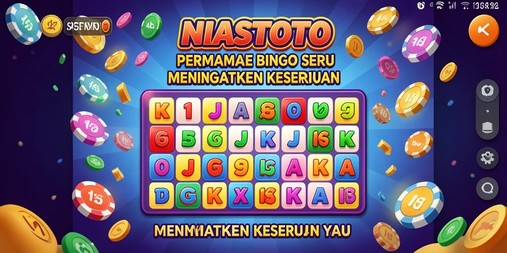 Screenshot gameplay NIASTOTO dengan suasana Bingo yang seru dan interaktif.