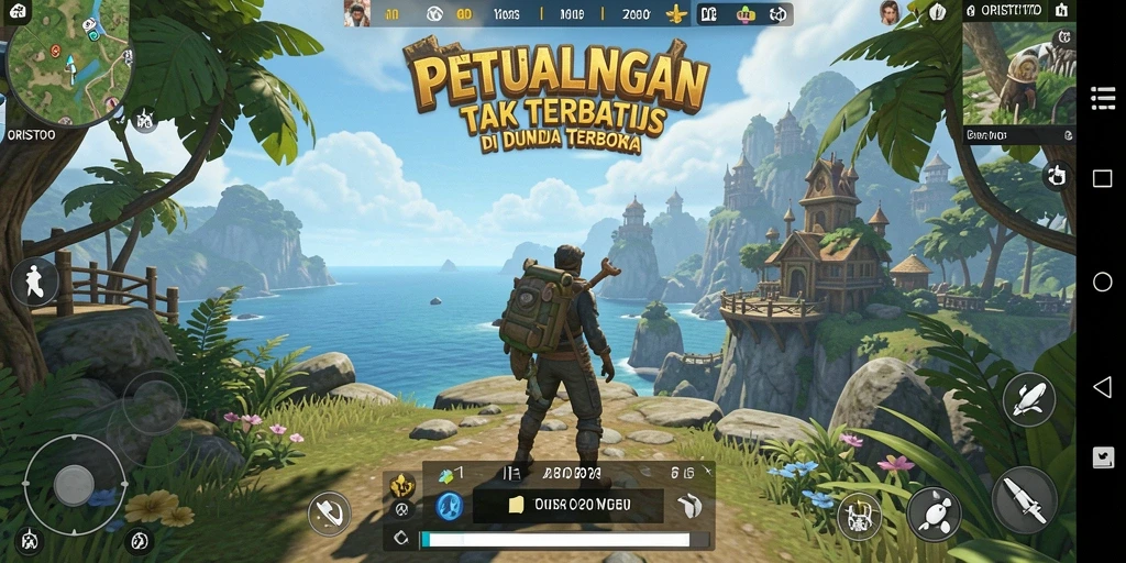 Gameplay Open World yang seru di ORISTOTO.