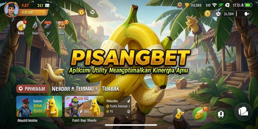 Screenshot utama PISANGBET menampilkan antarmuka pengguna yang intuitif.