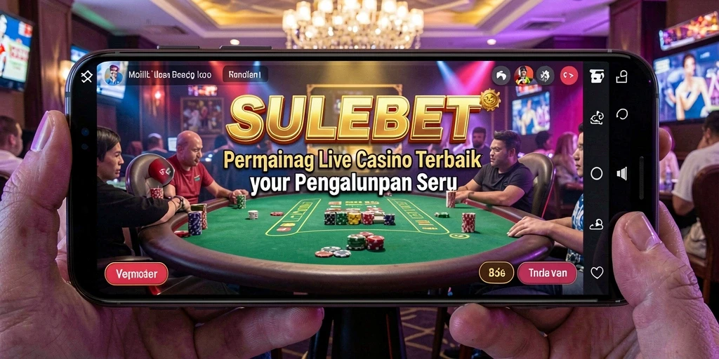 Tampilan live casino yang menarik dan interaktif di SULEBET.
